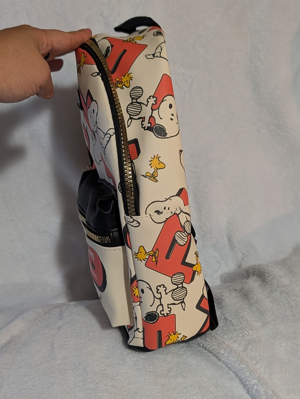 Peanuts Snoopy & Woodstock "Since 1950 Social Club" Mini Backpack - Picture 2 of 7